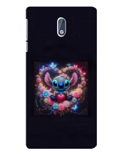 Чохол для Nokia 3 з картинкою «Stitch у квітах» Чохол для Nokia 3 з картинкою «Stitch у квітах»