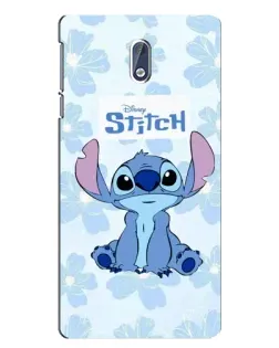 Чохол для Nokia 3 з картинкою «Stitch серед квітів» Чохол для Nokia 3 з картинкою «Stitch серед квітів»