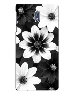 Чохол для Nokia 3 з картинкою «Монохромні айстри» Чохол для Nokia 3 з картинкою «Монохромні айстри»