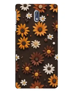 Чохол для Nokia 3 з картинкою «Візерунок з маленьких соняшників» Чохол для Nokia 3 з картинкою «Візерунок з маленьких соняшників»
