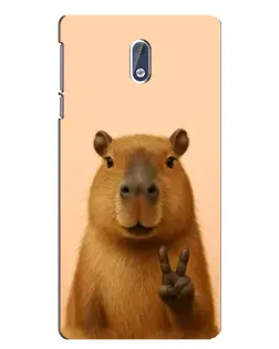 Чохол для Nokia 3 з картинкою «Капібара вікторія» Чохол для Nokia 3 з картинкою «Капібара вікторія»