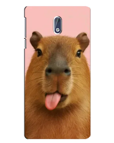 Чохол для Nokia 3 з картинкою «Капібара з язиком» Чохол для Nokia 3 з картинкою «Капібара з язиком»