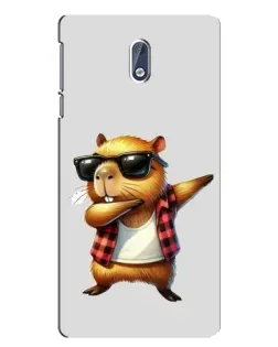Чохол для Nokia 3 з картинкою «Капібара репер даб» Чохол для Nokia 3 з картинкою «Капібара репер даб»