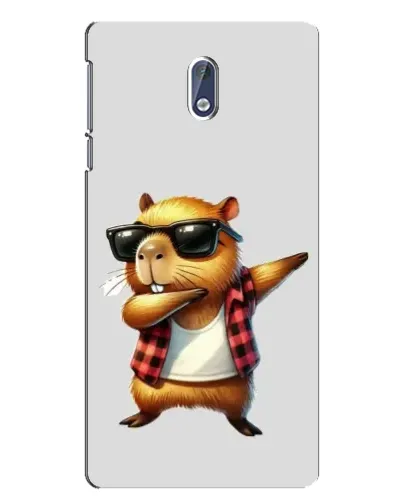 Чохол для Nokia 3 з картинкою «Капібара репер даб» Чохол для Nokia 3 з картинкою «Капібара репер даб»