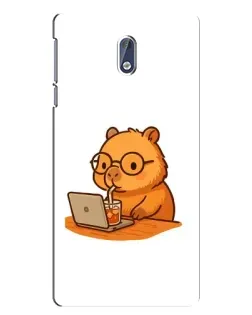 Чохол для Nokia 3 з картинкою «Капібара з ноутбуком» Чохол для Nokia 3 з картинкою «Капібара з ноутбуком»