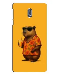 Чохол для Nokia 3 з картинкою «Капібара на відпочинку» Чохол для Nokia 3 з картинкою «Капібара на відпочинку»