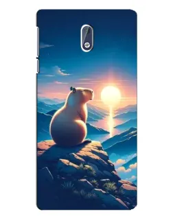 Чохол для Nokia 3 з картинкою «Захід сонця з капібарою» Чохол для Nokia 3 з картинкою «Захід сонця з капібарою»