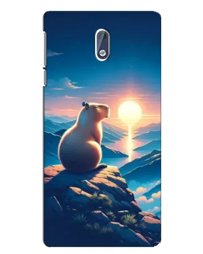 Чохол для Nokia 3 з картинкою «Захід сонця з капібарою» Чохол для Nokia 3 з картинкою «Захід сонця з капібарою»