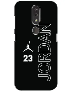 Чехол для Nokia 4.2 с картинкой «Jordan Vertical»