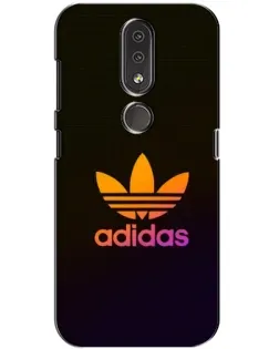 Чехол для Nokia 4.2 с картинкой «Градиент Adidas»