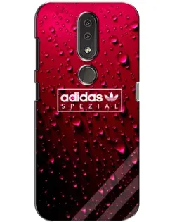 Чехол для Nokia 4.2 с картинкой «Adidas Gold Marble»