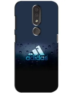 Чехол для Nokia 4.2 с картинкой «Adidas Water Drops»