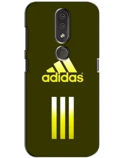 Чехол для Nokia 4.2 с картинкой «Оливковый градиент Adidas»