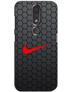 Чехол для Nokia 4.2 с картинкой «Nike — карбоновая сетка» Чехол для Nokia 4.2 с картинкой «Nike — карбоновая сетка»