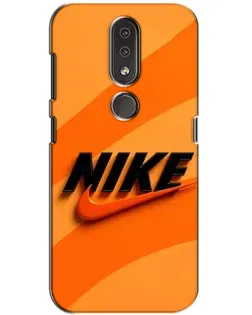 Чехол для Nokia 4.2 с картинкой «Оранжевый драйв Nike» Чехол для Nokia 4.2 с картинкой «Оранжевый драйв Nike»