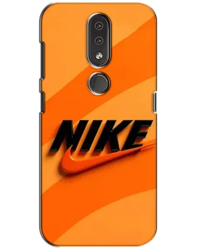 Чехол для Nokia 4.2 с картинкой «Оранжевый драйв Nike»
