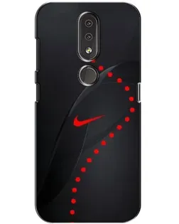 Чехол для Nokia 4.2 с картинкой «Абстрактный дизайн Nike»
