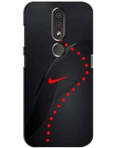 Чехол для Nokia 4.2 с картинкой «Абстрактный дизайн Nike»