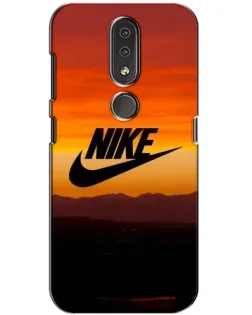 Чехол для Nokia 4.2 с картинкой «Nike — вечерний горизонт»