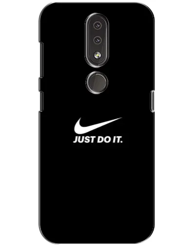 Чехол для Nokia 4.2 с картинкой «Минимализм от Nike»