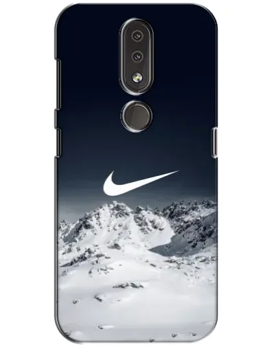 Чехол для Nokia 4.2 с картинкой «Nike — зимние горы»