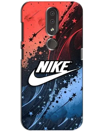Чехол для Nokia 4.2 с картинкой «Градиентный принт Найк»