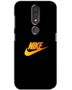 Чехол для Nokia 4.2 с картинкой «Золотой логотип Nike»