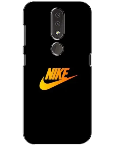 Чехол для Nokia 4.2 с картинкой «Золотой логотип Nike»
