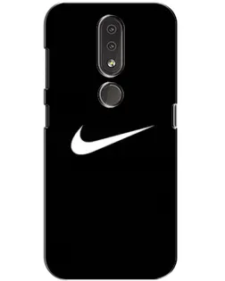 Чехол для Nokia 4.2 с картинкой «Минималистический Найк»