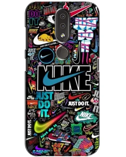 Чехол для Nokia 4.2 с картинкой «Яркий коллаж Nike» Чехол для Nokia 4.2 с картинкой «Яркий коллаж Nike»