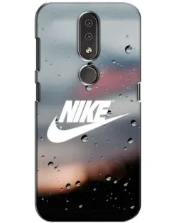 Чехол для Nokia 4.2 с картинкой «Nike в стиле ретро»
