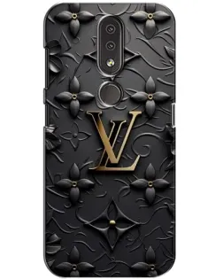 Чехол для Nokia 4.2 с картинкой «Кожаная текстура LV»