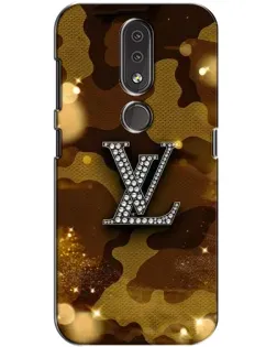Чехол для Nokia 4.2 с картинкой «Камуфляжный Louis Vuitton»