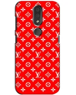 Чехол для Nokia 4.2 с картинкой «Яркий паттерн LV»