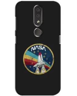 Чехол для Nokia 4.2 с картинкой «NASA — эмблема миссии» Чехол для Nokia 4.2 с картинкой «NASA — эмблема миссии»