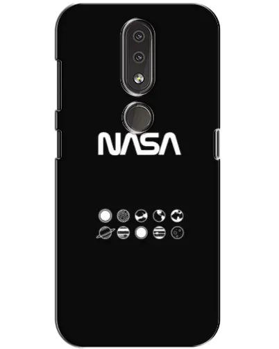 Чехол для Nokia 4.2 с картинкой «NASA — технический принт»