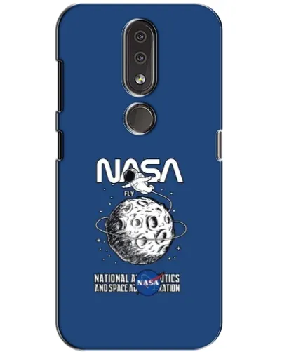 Чехол для Nokia 4.2 с картинкой «NASA — лунная миссия»