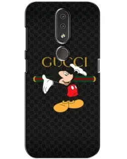Чехол для Nokia 4.2 с картинкой «Микки Маус Gucci»