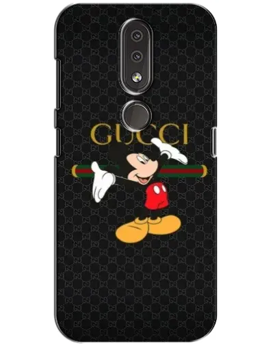 Чехол для Nokia 4.2 с картинкой «Микки Маус Gucci»