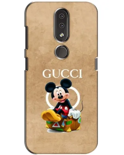Чехол для Nokia 4.2 с картинкой «Микки Маус Gucci — крафт»