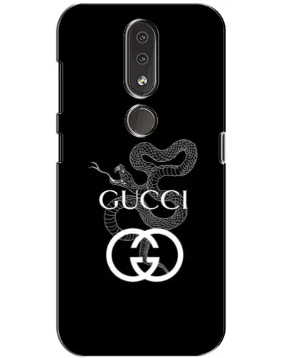 Чехол для Nokia 4.2 с картинкой «Gucci — серебряная змея»