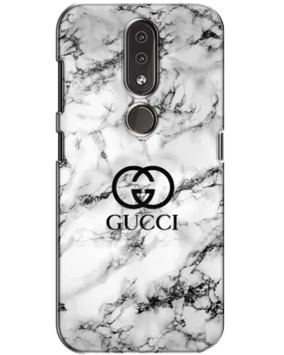 Чехол для Nokia 4.2 с картинкой «Gucci — мраморный шик»