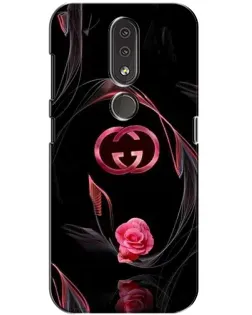 Чехол для Nokia 4.2 с картинкой «Gucci — неоновая роза»