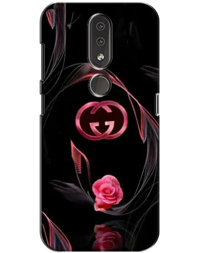Чехол для Nokia 4.2 с картинкой «Gucci — неоновая роза»