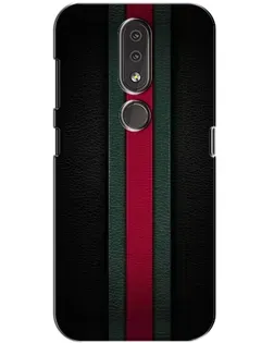 Чехол для Nokia 4.2 с картинкой «Gucci — неоновая линия»