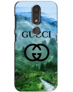 Чехол для Nokia 4.2 с картинкой «Gucci — горный пейзаж»