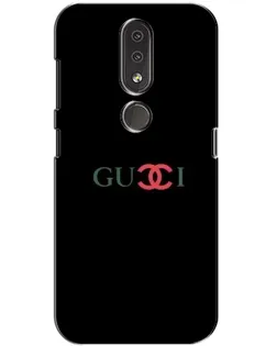Чехол для Nokia 4.2 с картинкой «Gucci — красный градиент»