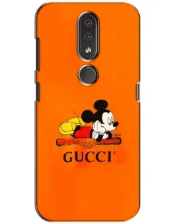 Чохол для Nokia 4.2 з картинкою «Міккі Маус Gucci — помаранч» Чохол для Nokia 4.2 з картинкою «Міккі Маус Gucci — помаранч»