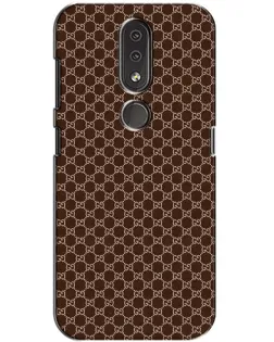 Чохол для Nokia 4.2 з картинкою «Gucci — шоколадна сітка» Чохол для Nokia 4.2 з картинкою «Gucci — шоколадна сітка»