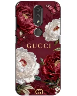 Чохол для Nokia 4.2 з картинкою «Gucci — бордові троянди» Чохол для Nokia 4.2 з картинкою «Gucci — бордові троянди»